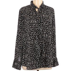 Banana Republic Long Sleeve Blouse - Black